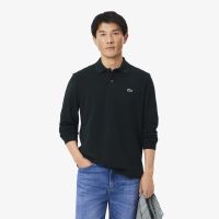 Оригинальная мужская рубашка-поло Lacoste L.12.12 с длинным рукавом