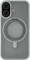Клип-кейс uBear Clip 360 Mag для Apple iPhone 16 Серый