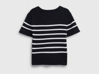 Джемпер с коротким рукавом для девочек, Черный