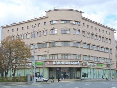 Здание универмага "Даниловский", 1929-1934 гг., архитектор Г.К.Олтаржевский, инженер А.А.Болдырев