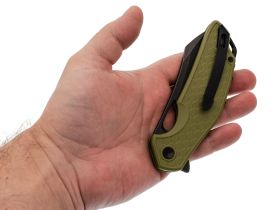 Складной нож Mr.Blade Wyvern blackwash сталь AUS-8, рукоять Olive FRN