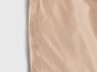 Вельветовая утеплённая куртка для девочек, Бежевый