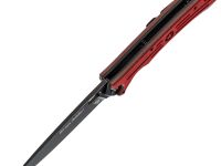 Складной нож НОКС Майор 80 Лет Победы, сталь VG10, рукоять G10, красный