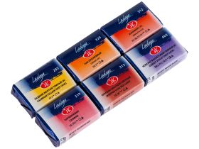 Набор акварели "Ладога" Ягодный микс 6 шт х 2,5 мл, в пластиковом коррексе