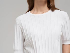 Джемпер прямого кроя из 100% хлопка