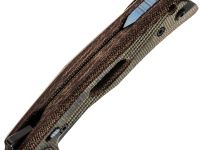 Складной нож Reate PL-7 PVD, сталь Nitro-V, рукоять микарта, черно-красный