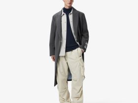 Мужской лонгслив Lacoste с высоким воротом