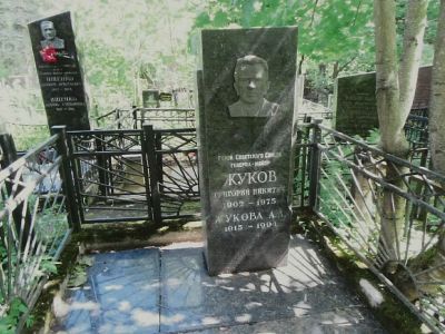 Могила - Жуков Григорий Никитич (1902-1975), Герой Советского Союза