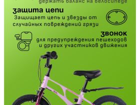 Детский велосипед Maxiscoo Air Стандарт Плюс 14, год 2025, цвет Фиолетовый