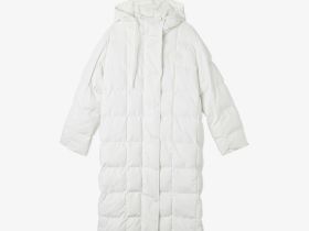 Женская длинная стеганая куртка Lacoste