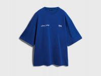 Объёмная футболка из хлопка, Синий