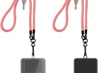 Шнурок Krutoff Нейлон для телефона и ключей 1.2m Pink