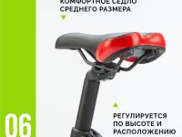 Складной велосипед Stels Pilot 360 14 V010, год 2025, цвет Серый-Зеленый