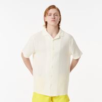 Мужская хлопковая рубашка Lacoste свободного кроя