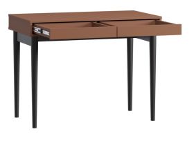 Письменный стол Эльси 100x55 Терракотовый/Черный