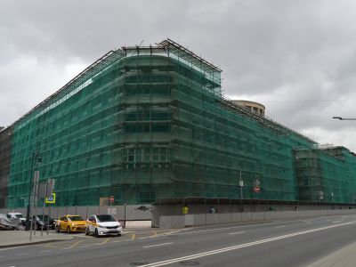 Здание Кремлевской больницы (в основе доходный дом Шереметевых, 1877-1902 гг., архитекторы Серебряков, А.Ф. Мейснер), 1929 г., архитектор Н.В. Гофман-Пылаев