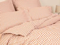 Постельное белье полукомплект Vichy, терракота