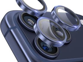 Защитное стекло на камеру ANANK для Apple iPhone 17 Pro Max (синий)