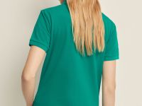 Поло приталенного силуэта с вышивкой