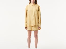 Женская рубашка Lacoste с нагрудным карманом