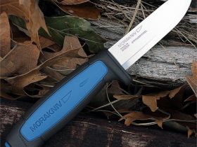 Нож с фиксированным лезвием Morakniv Pro S, сталь Sandvik 12С27, рукоять резина/пластик