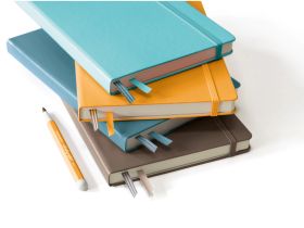 Записная книжка в точку Leuchtturm Rising Colours А5 251 стр., твердая обложка теплый желтый