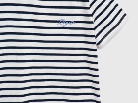 Футболка в морском стиле, Белый