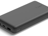 Внешний аккумулятор Belkin 20000 мАч с кабелем USB-A - USB-C черный