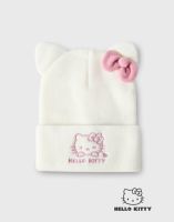 Молочная шапка бини с вышивкой Hello Kitty для девочки Глория Джинс