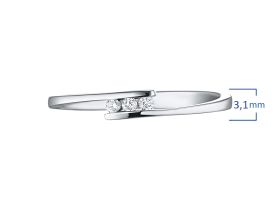 Кольцо из серебра с бриллиантами э0601кц04152500