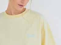 Футболка оверсайз с вышивкой, Желтый