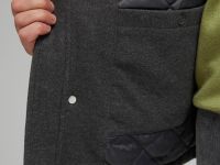 Утепленная куртка с воротником-стойкой