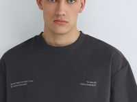 Футболка с фотопринтом, Серый