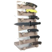 Подставка для коллекции из 7-ми ножей Woodinhome HKS0207OW, беленый дуб