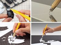 Нож OLFA перовой Utility Models лезвие 4 мм 30 шт