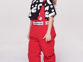 Пуховой полукомбинезон BASK kids