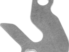 Держатель заднего переключателя "петух" Meta №90 фрезерованный (серебристый)