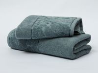 Полотенце махровое Личия/Licia, серо-голубое