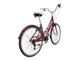 Женский велосипед Wind Avenue 300 Lady 7sp, год 2025, цвет Красный, ростовка 17