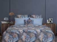 Постельное белье Pavone, синее