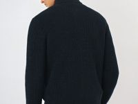 Кардиган на молнии, Синий