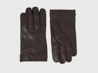 Перчатки из натуральной кожи O'STIN x Яндекс Книги, Коричневый