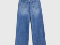 Прямые джинсы для девочек, Синий