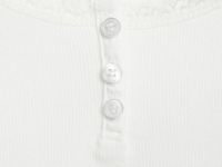 Лонгслив в рубчик для девочек, Белый