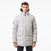 Мужская удлинённая куртка Lacoste с капюшоном