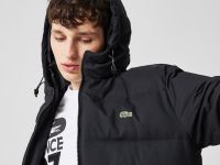 Мужская утеплённая куртка Lacoste Long Hooded Quilted стандартного кроя