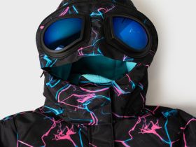 Комбинезон текстильный с полиуретановым покрытием для девочек