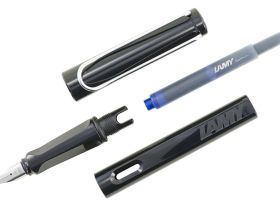 Ручка перьевая LAMY 019 safari, EF Черный
