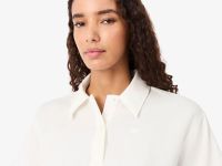 Женская рубашка Lacoste из смеси льна