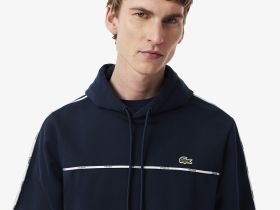 Мужской хлопковый свитшот Lacoste классического кроя